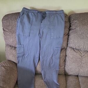 Maurices Blue Cargo Pants with Relaxed Fit